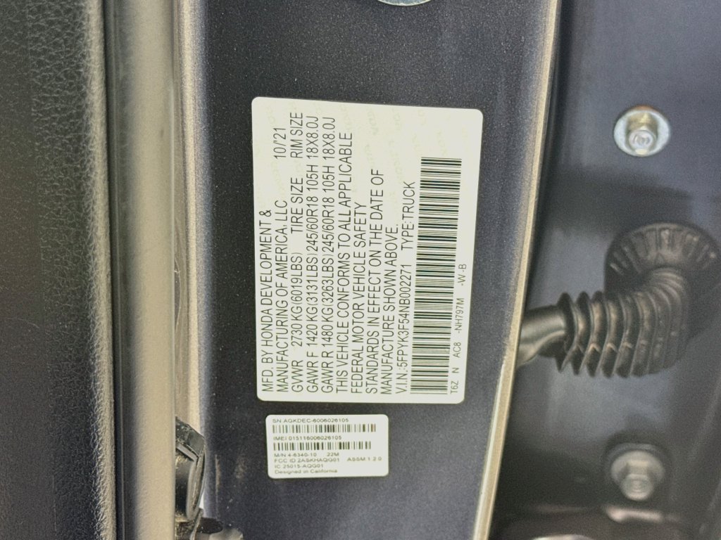 Used 2022 Honda Ridgeline RTL image 31