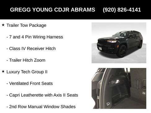 New 2025 Jeep Grand Cherokee L Limited w/ Luxury Tech Group II image 12