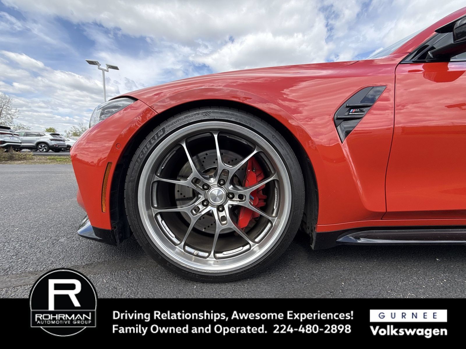 Used 2021 BMW M3 Competition w/ Parking Assistance Package RWD image 12