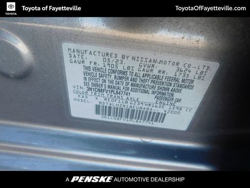 Used 2023 Nissan Versa SR w/ Trunk Package FWD image 11