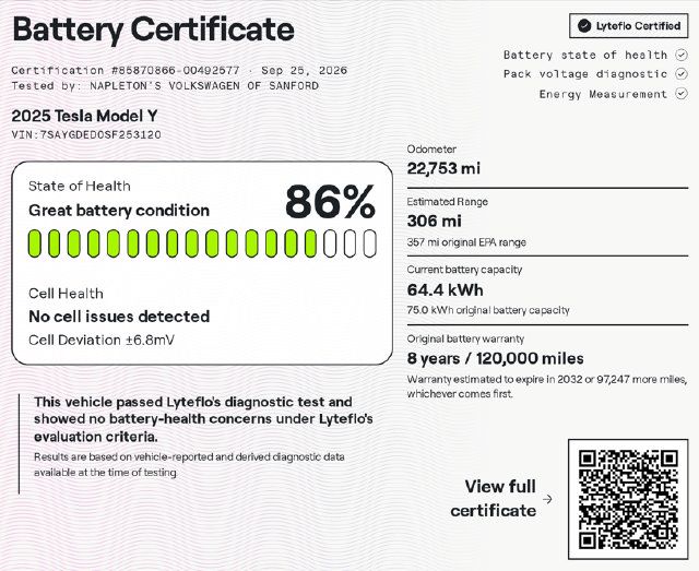 Used 2025 Tesla Model Y Long Range RWD image 26