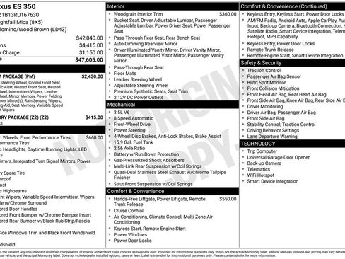 Used 2024 Lexus ES 350 w/ Premium Package FWD image 25