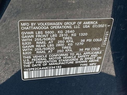 Used 2021 Volkswagen Atlas Cross Sport SE image 31