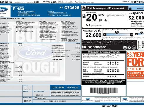 Used 2015 Ford F150 XLT w/ Equipment Group 302A Luxury AWD/4WD image 6