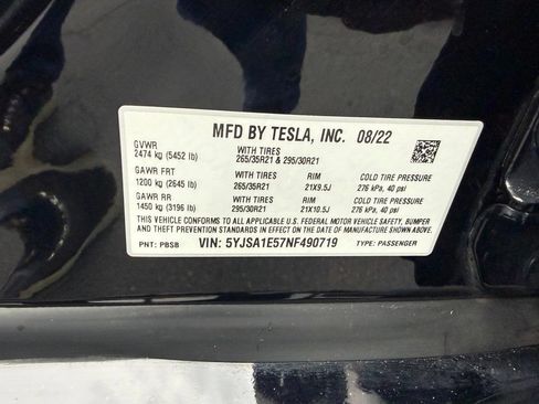 Used 2022 Tesla Model S AWD/4WD image 40