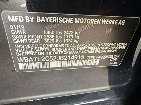 Used 2018 BMW 740i RWD image 12