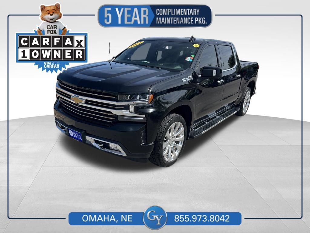 Used 2021 Chevrolet Silverado 1500 High Country w/ Technology Package AWD/4WD image 1