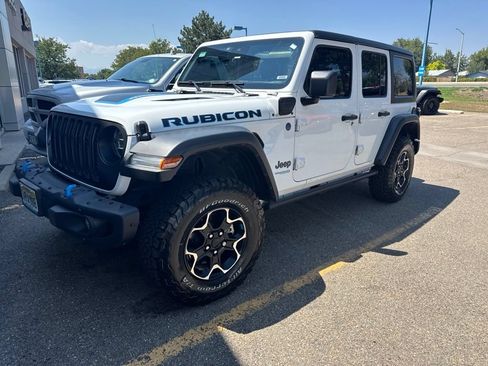 Used 2022 Jeep Wrangler Unlimited Rubicon 4xe w/ Steel Bumper Group AWD/4WD image 1