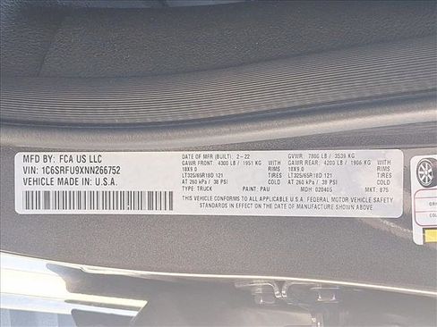 Used 2022 RAM 1500 TRX w/ TRX Level 2 Equipment Group image 20