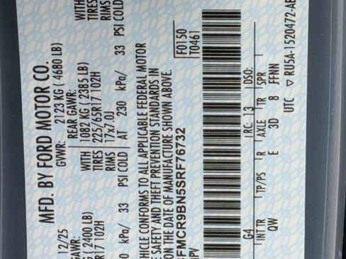 New 2025 Ford Bronco Sport Big Bend w/ Convenience Package image 33