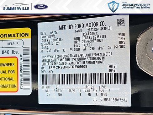 New 2026 Ford Bronco Sport Big Bend AWD/4WD image 38