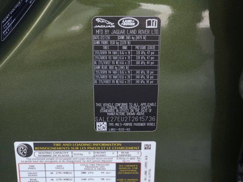 Used 2026 Land Rover Defender 110 X-Dynamic SE AWD/4WD image 28
