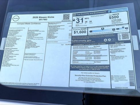 New 2026 Nissan Kicks SR w/ SR Premium Package image 17