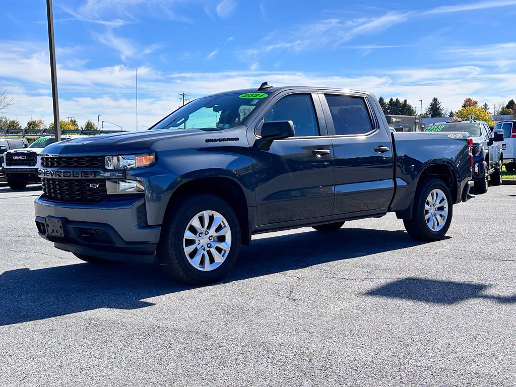 Certified 2021 Chevrolet Silverado 1500 Custom w/ LPO, Dark Essentials Package AWD/4WD image 2