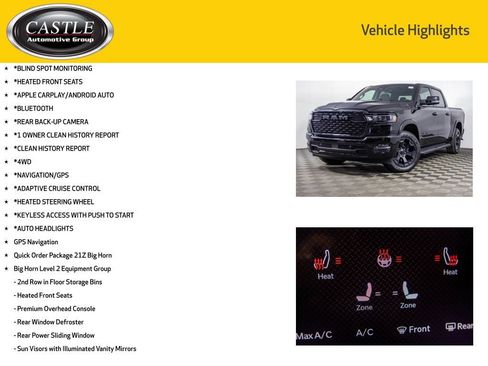 Used 2026 RAM 1500 Big Horn AWD/4WD image 3