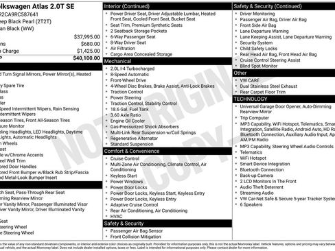 Used 2024 Volkswagen Atlas SE FWD image 31