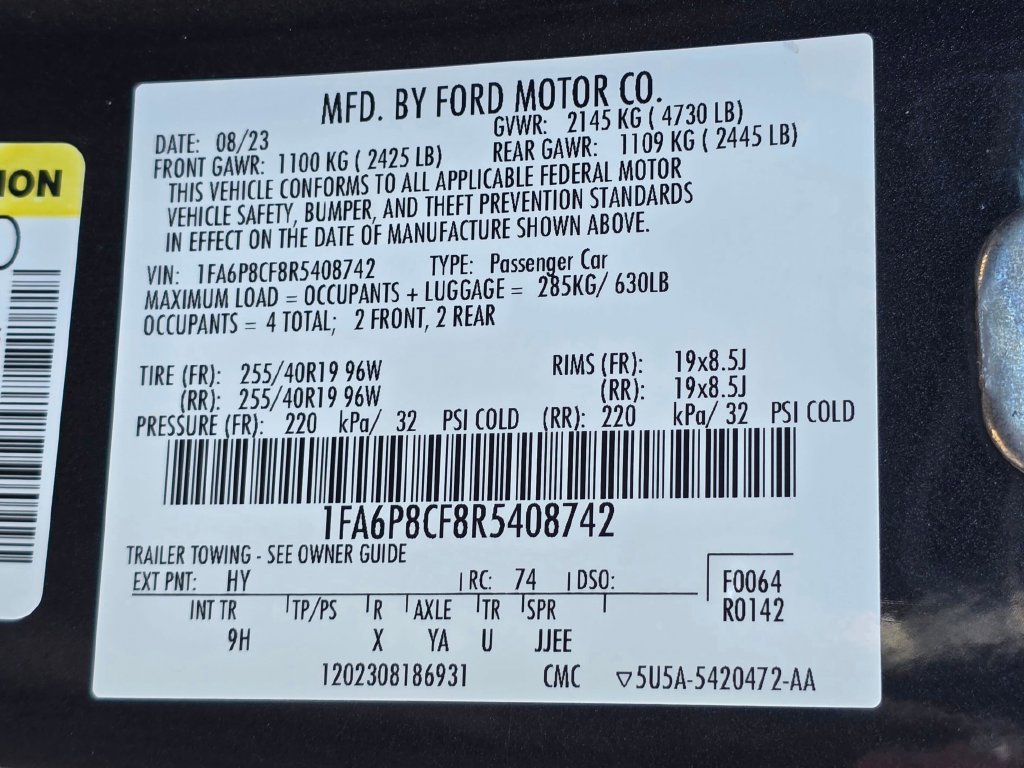 Used 2024 Ford Mustang GT Premium RWD image 32