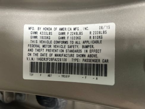 Used 2015 Honda Accord LX image 34