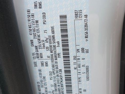 New 2026 Ford Transit 250 148 Medium Roof w/ Load Area Protection Package image 31