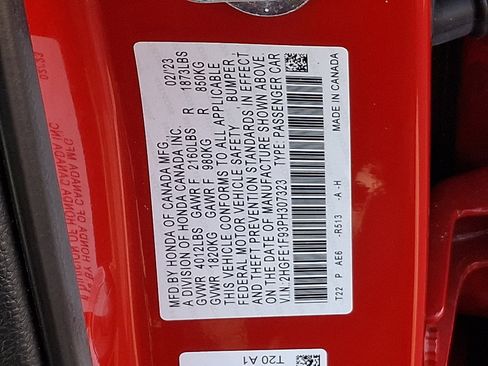 Used 2023 Honda Civic Touring image 26