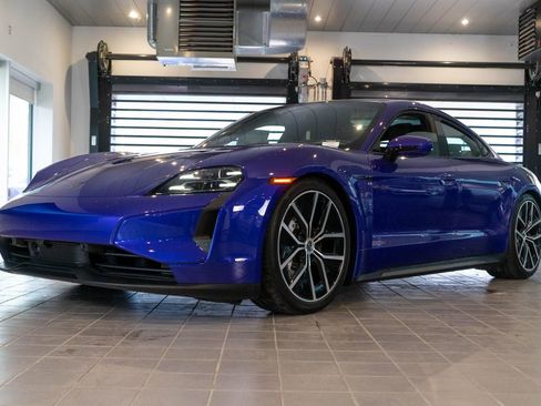 Used 2025 Porsche Taycan Turbo AWD/4WD image 1