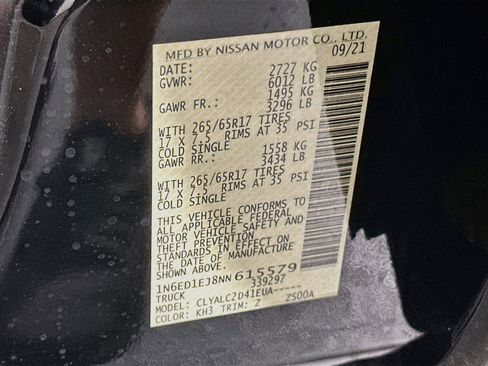 Used 2022 Nissan Frontier SV RWD image 12