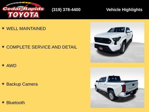 Used 2024 Toyota Tacoma SR5 AWD/4WD image 7