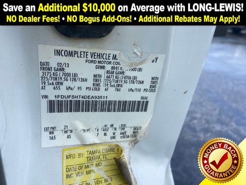 Used 2013 Ford F550 4x4 Regular Cab Super Duty w/ Payload Upgrade Pkg image 31