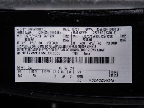 Used 2022 Ford F250 Lariat w/ Black Appearance Package image 60