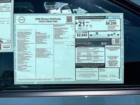 New 2026 Nissan Pathfinder Rock Creek AWD/4WD image 13