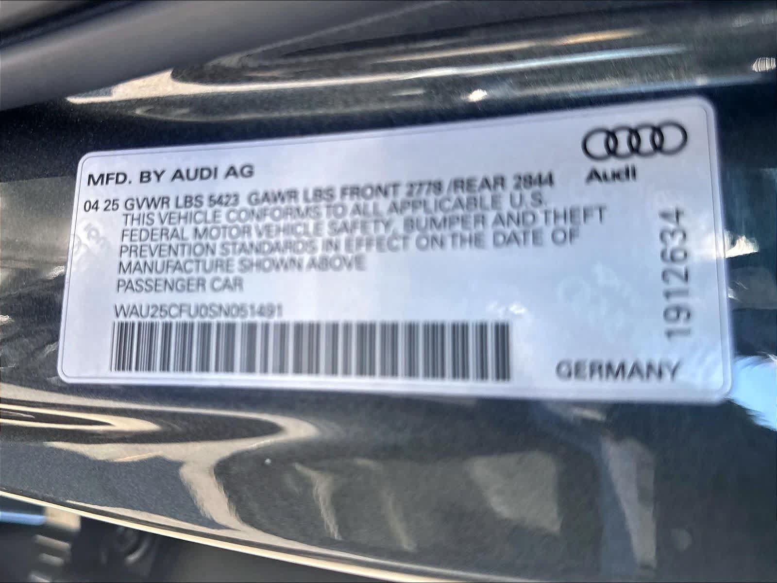 Used 2025 Audi S5 Premium Plus w/ Premium Plus Package AWD/4WD image 20