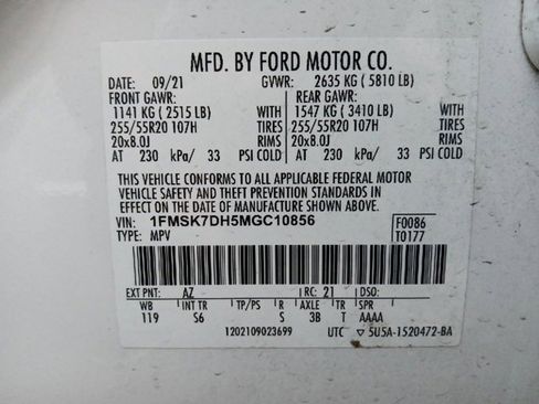 Used 2021 Ford Explorer XLT w/ Equipment Group 202A image 38