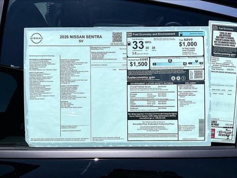 New 2026 Nissan Sentra SV FWD image 12