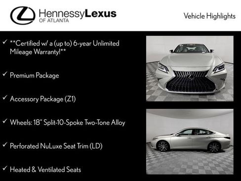 Used 2025 Lexus ES 300h w/ Premium Package FWD image 12