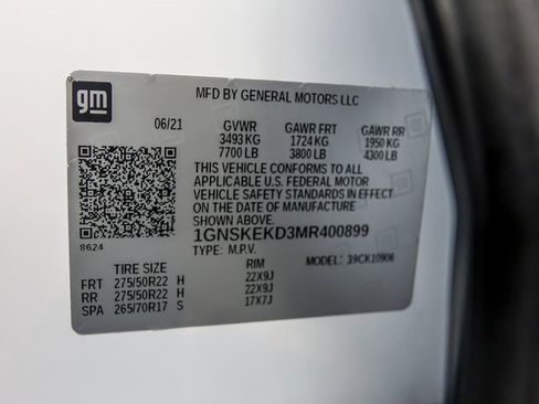 Certified 2021 Chevrolet Suburban RST image 37