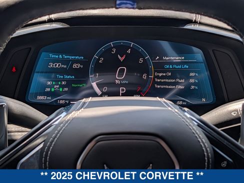 Used 2025 Chevrolet Corvette Stingray Preferred Cpe w/ Z51 Performance Package RWD image 28
