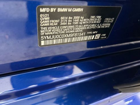 Used 2021 BMW X5 M w/ Competition Package image 53