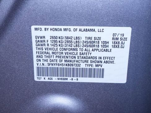 Used 2019 Honda Pilot EX-L image 47