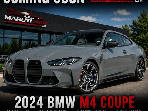 Used 2024 BMW M4 Coupe w/ Executive Package RWD image 1