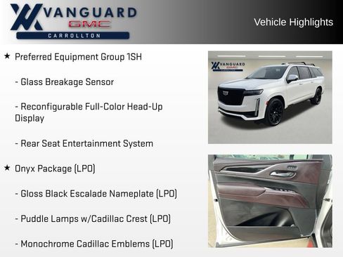 Used 2021 Cadillac Escalade ESV Sport Platinum w/ LPO, ONYX Package image 21