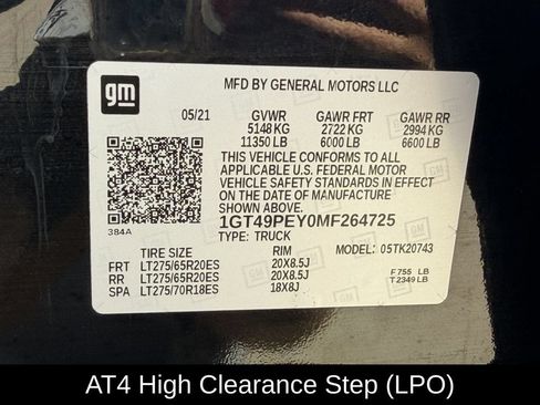 Used 2021 GMC Sierra 2500 AT4 w/ AT4 Premium Plus Package AWD/4WD image 42