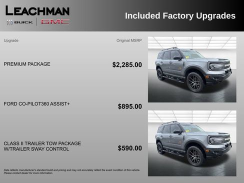 Used 2022 Ford Bronco Sport Badlands w/ Premium Package AWD/4WD image 6