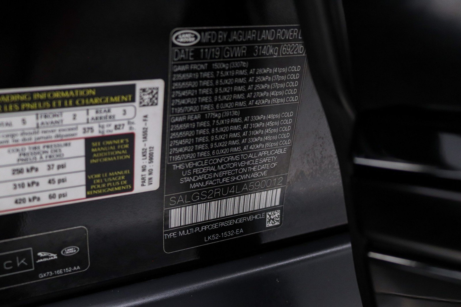 Used 2020 Land Rover Range Rover HSE AWD/4WD image 45