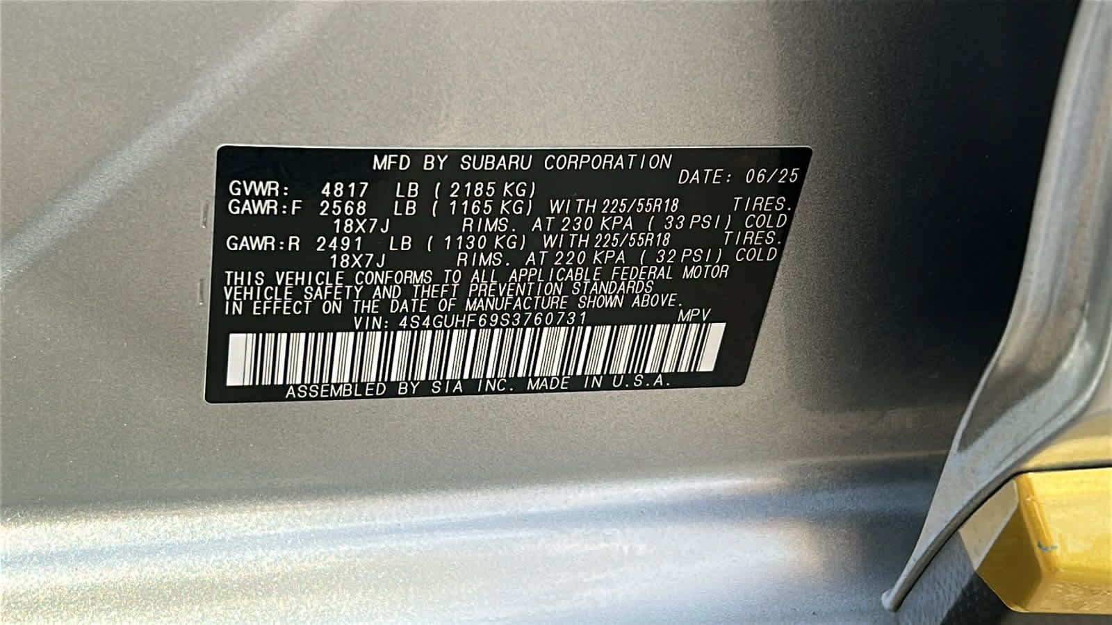 Certified 2025 Subaru Crosstrek 2.5i Sport w/ Crosstrek Mirror Package AWD/4WD image 31
