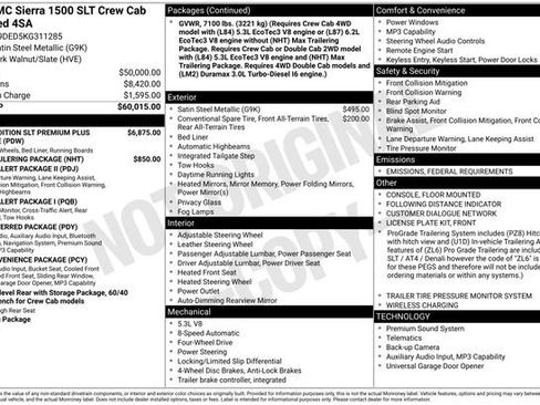 Used 2019 GMC Sierra 1500 SLT image 7