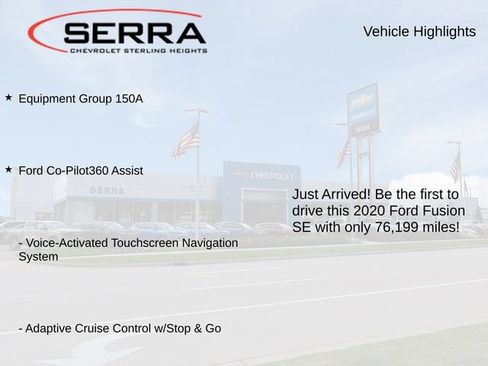 Used 2020 Ford Fusion SE FWD image 3