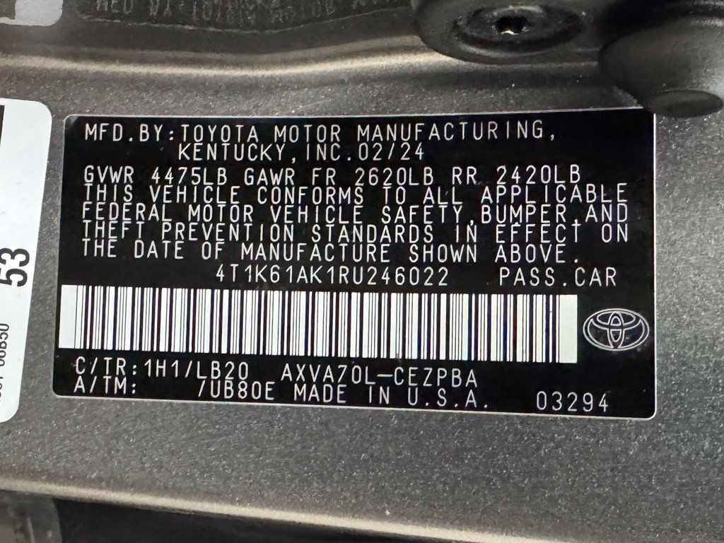 Used 2024 Toyota Camry XSE FWD image 11