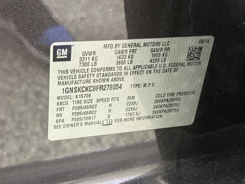 Used 2015 Chevrolet Tahoe LTZ image 27