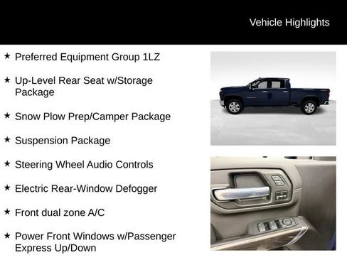 Certified 2023 Chevrolet Silverado 2500 LTZ w/ Snow Plow Prep/Camper Package AWD/4WD image 27