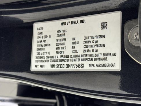 Used 2024 Tesla Model 3 Long Range image 50